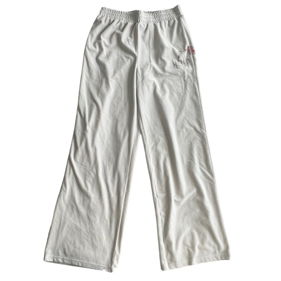 Hello Kitty Large Velour Sweatpant Forever 21 White Limited Edition Straight Leg - Picture 1 of 9